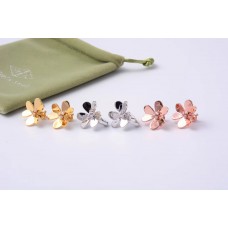 Duże kolczyki Van Cleef Arpels Frivole z 3 okrągłymi diamentami Duże kolczyki Van Cleef Arpels Frivole z 3 okrągłymi diamentami