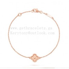 Bransoletka Van Cleef Arpels Sweet Alhambra w kolorze różowego złota