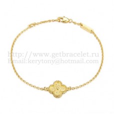 Bransoletka Van Cleef Arpels Alhambra z żółtego złota