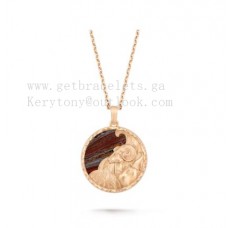Van Cleef Arpels Długi naszyjnik Zodiaque Arietis Żelazne oko w kolorze różowego złota Van Cleef Arpels Długi naszyjnik Zodiaque Arietis Żelazne oko w kolorze różowego złota