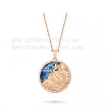 Długi naszyjnik Van Cleef Arpels Zodiaque Piscium Rose Gold Sodalit Długi naszyjnik Van Cleef Arpels Zodiaque Piscium Rose Gold Sodalit