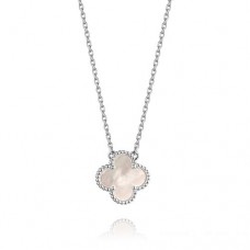 Van Cleef arpels Alhambra Pendant White Gold White Mass Of Pearl 15mm